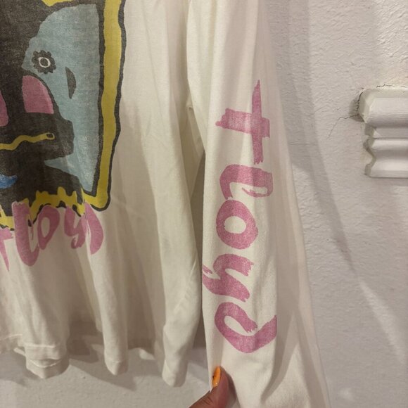 Daydreamer Pink Floyd Division bell long sleeve tee in Vintage white - Picture 6 of 7